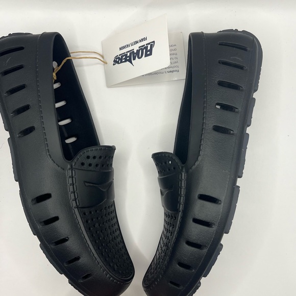 Floafers Shoes Country Club Loafers Driving Slip On NEW WITH TAGS Black Size 8 - Picture 5 of 11